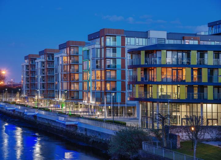 Photo of Clancy Quay at night